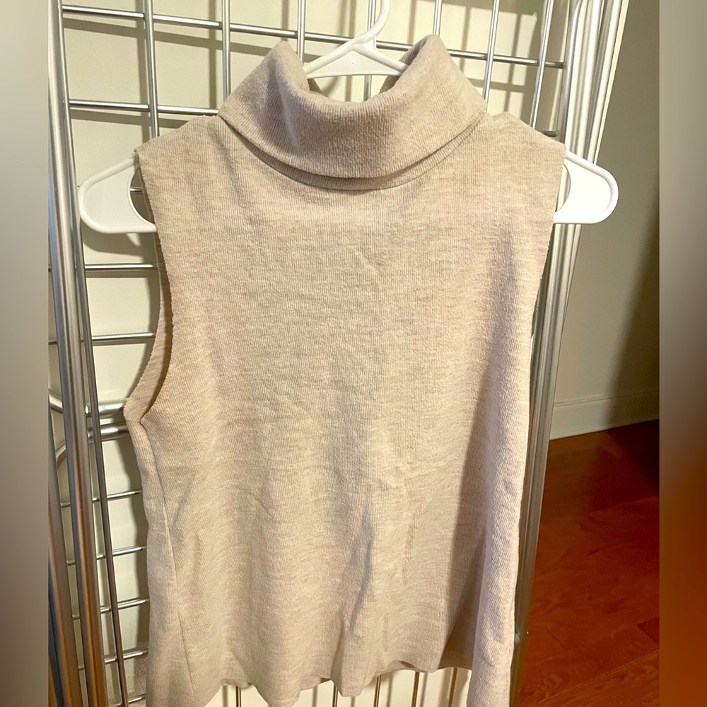 Zara turtleneck tank top